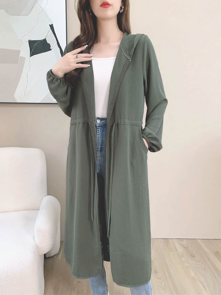 Hooded Coat Jacket (L-23110)