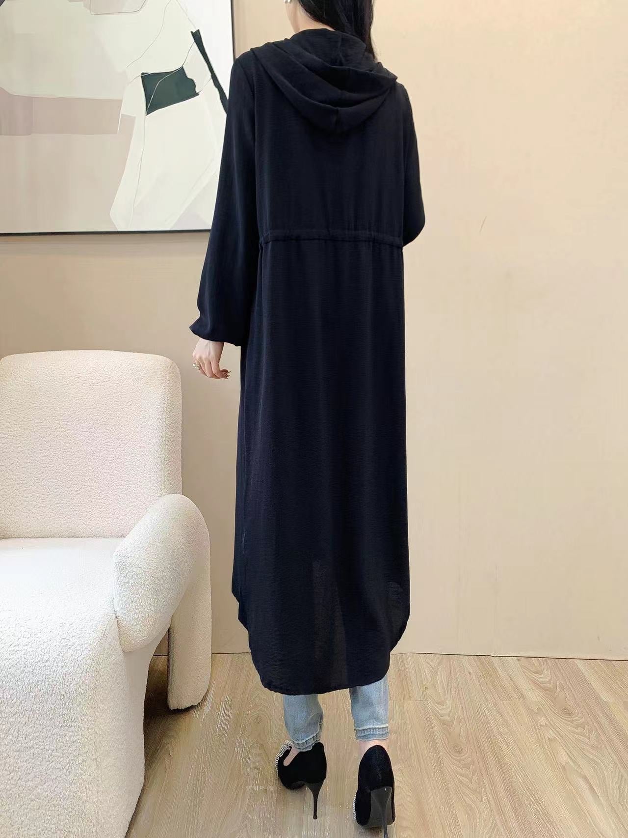 Hooded Coat Jacket (L-23110)